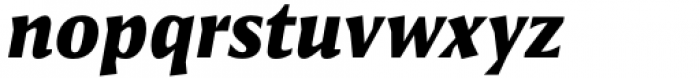 Antonia H3 Heavy Italic Font LOWERCASE