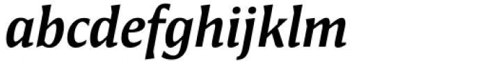 Antonia H3 SemiBold Italic Font LOWERCASE