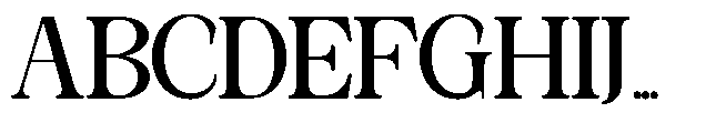 Antonia Morben Regular Font UPPERCASE