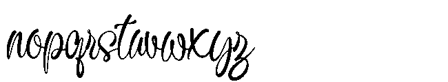 Antonia Morben Script Regular Font LOWERCASE