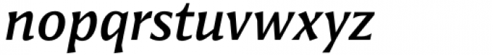 Antonia Text Medium Italic Font LOWERCASE
