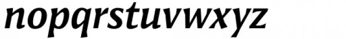 Antonia Text SemiBold Italic Font LOWERCASE