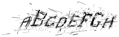 Antrax Tech 3 D Italic Font UPPERCASE