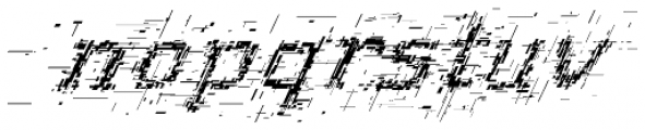 Antrax Tech Italic Font LOWERCASE