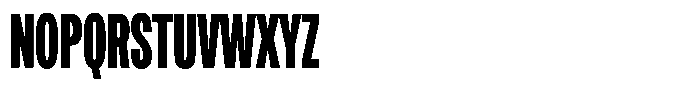 Antre Compressed Extra Bold Font UPPERCASE