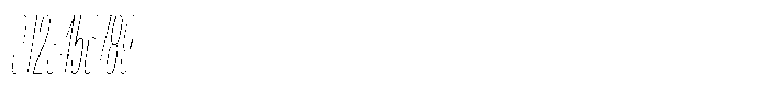 Antre Compressed Hairline Italic Font OTHER CHARS