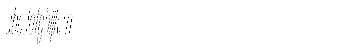 Antre Compressed Hairline Italic FONT
