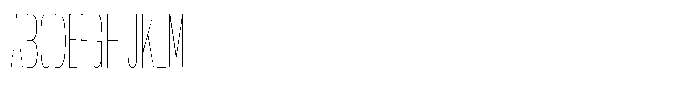 Antre Compressed Hairline Font UPPERCASE