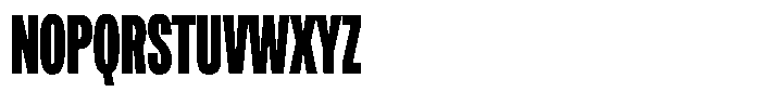 Antre Compressed Heavy Font UPPERCASE