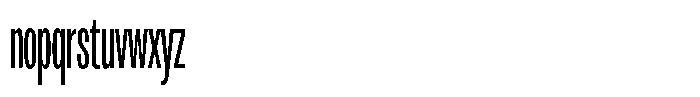 Antre Compressed Light Font LOWERCASE