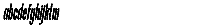 Antre Compressed Medium Italic FONT