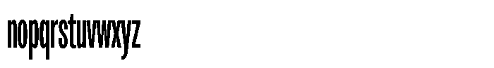 Antre Compressed Regular Font LOWERCASE