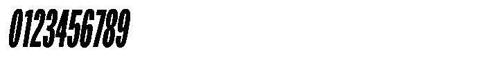 Antre Compressed Semi Bold Italic Font OTHER CHARS