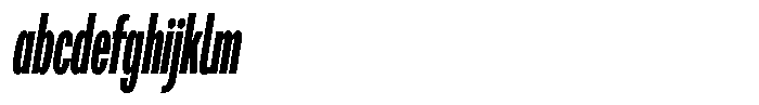 Antre Compressed Semi Bold Italic FONT