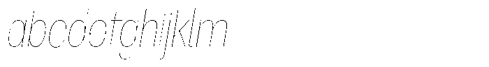 Antre Condensed Hairline Italic FONT