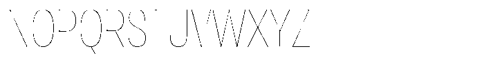 Antre Condensed Hairline Font UPPERCASE