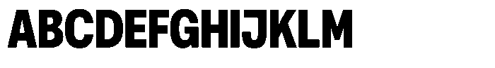 Antre Condensed Heavy Font UPPERCASE