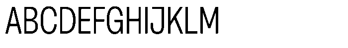 Antre Condensed Light Font UPPERCASE