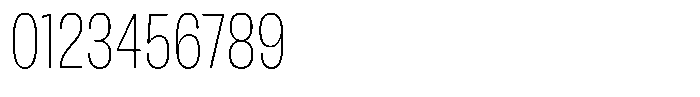 Antre Condensed Thin Font OTHER CHARS