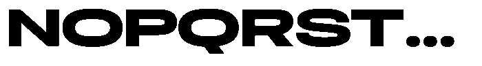 Antre Expanded Black Font UPPERCASE