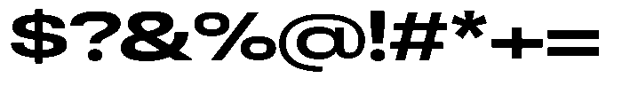 Antre Expanded Extra Bold Font OTHER CHARS