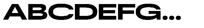 Antre Expanded Extra Bold Font UPPERCASE