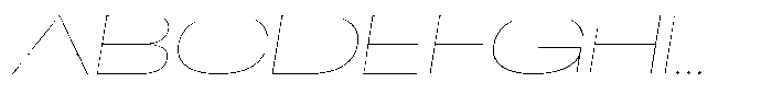 Antre Expanded Hairline Italic Font UPPERCASE