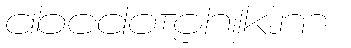 Antre Expanded Hairline Italic FONT
