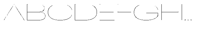 Antre Expanded Hairline Font UPPERCASE