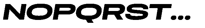 Antre Expanded Heavy Italic Font UPPERCASE