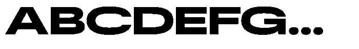 Antre Expanded Heavy Font UPPERCASE