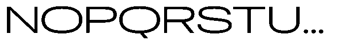 Antre Expanded Light Font UPPERCASE