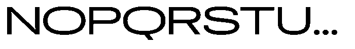 Antre Expanded Regular Font UPPERCASE