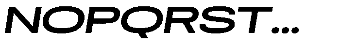 Antre Expanded Semi Bold Italic Font UPPERCASE