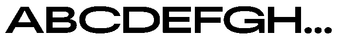Antre Expanded Semi Bold Font UPPERCASE