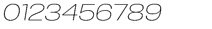 Antre Expanded Thin Italic Font OTHER CHARS