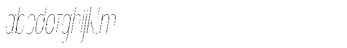 Antre Extra Condensed Hairline Italic FONT