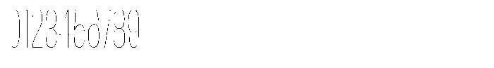 Antre Extra Condensed Hairline Font OTHER CHARS