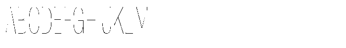 Antre Extra Condensed Hairline Font UPPERCASE