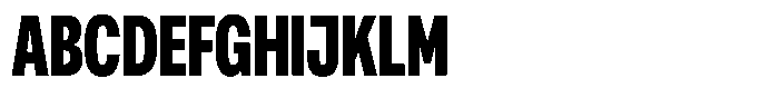 Antre Extra Condensed Heavy Font UPPERCASE