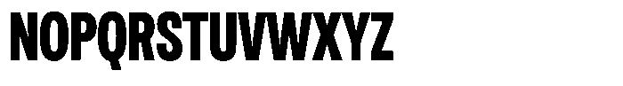 Antre Extra Condensed Heavy Font UPPERCASE