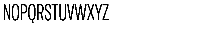 Antre Extra Condensed Light Font UPPERCASE