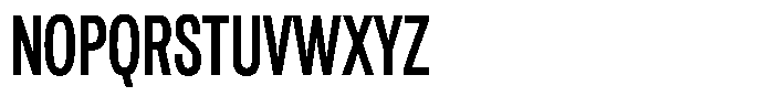 Antre Extra Condensed Medium Font UPPERCASE