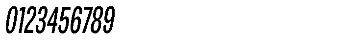 Antre Extra Condensed Regular Italic Font OTHER CHARS