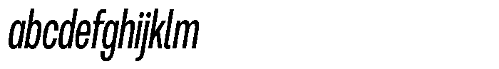 Antre Extra Condensed Regular Italic FONT