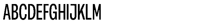 Antre Extra Condensed Regular Font UPPERCASE
