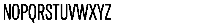 Antre Extra Condensed Regular Font UPPERCASE