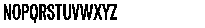 Antre Extra Condensed Semi Bold Font UPPERCASE