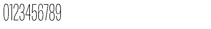 Antre Extra Condensed Thin Font OTHER CHARS