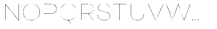 Antre Hairline Font UPPERCASE